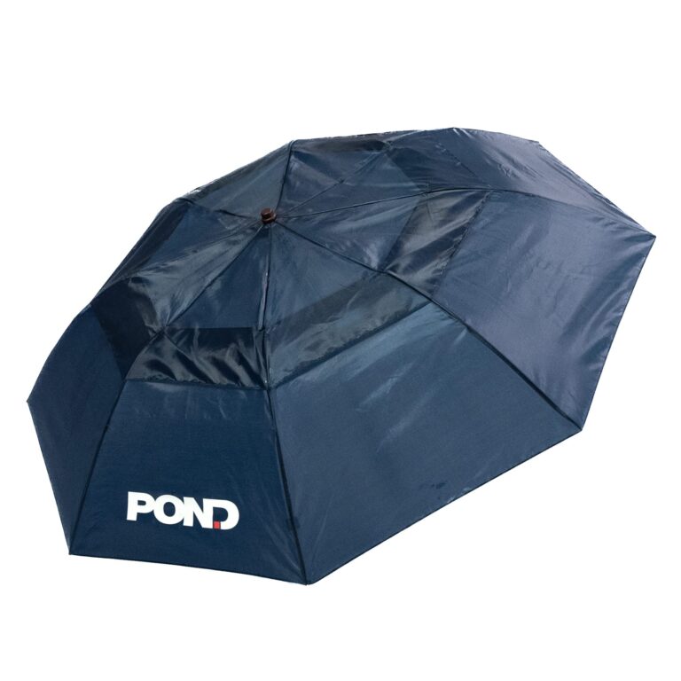 44" Arc Telescopic Folding Wood Handle Umbrella