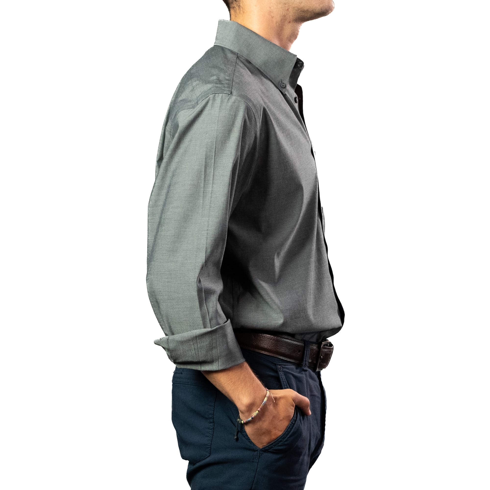 Brooks Brothers Men's Wrinkle-Free Stretch Pinpoint Shirt - Image 7