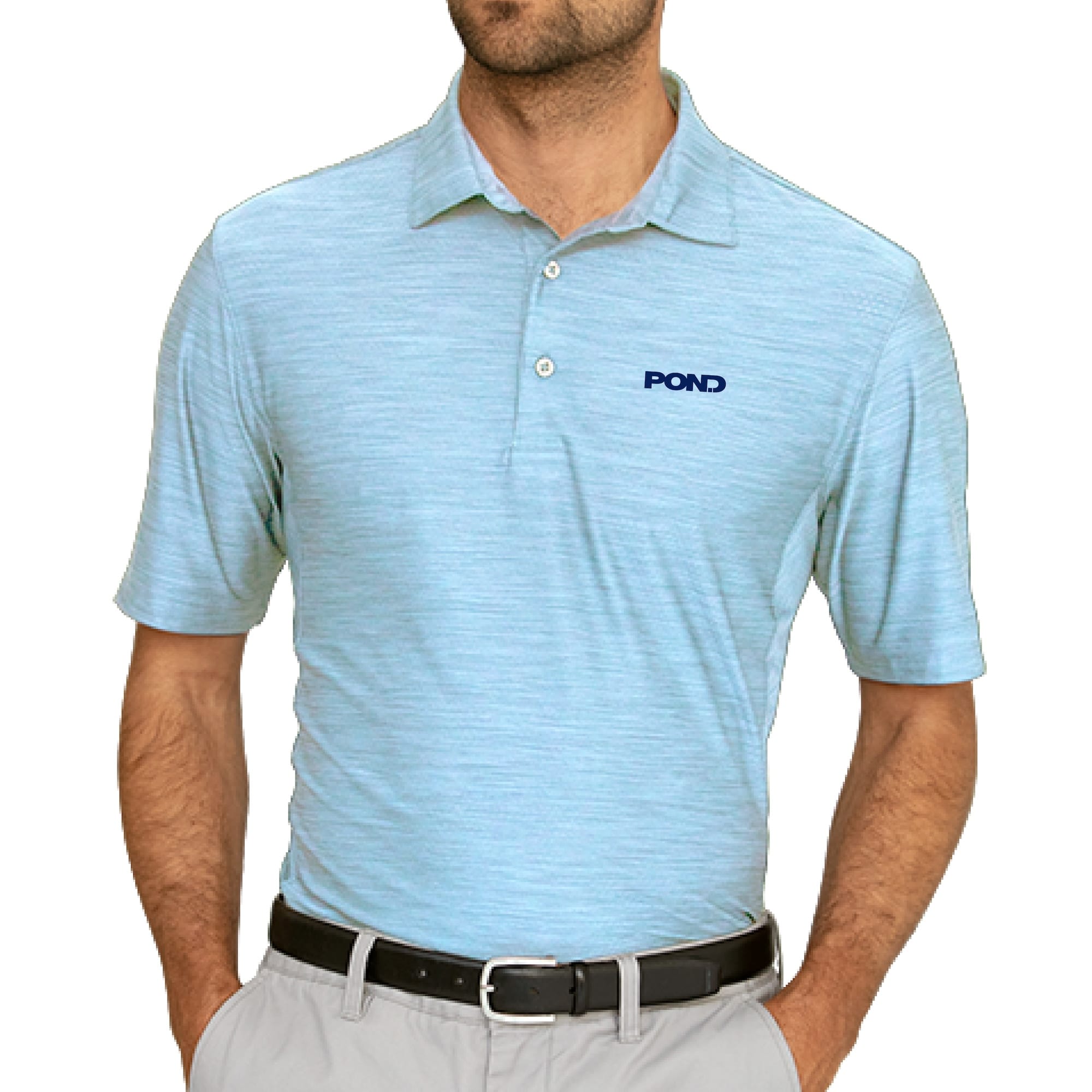 Greg Norman Men's Play Dry Heather Solid Polo - Image 3