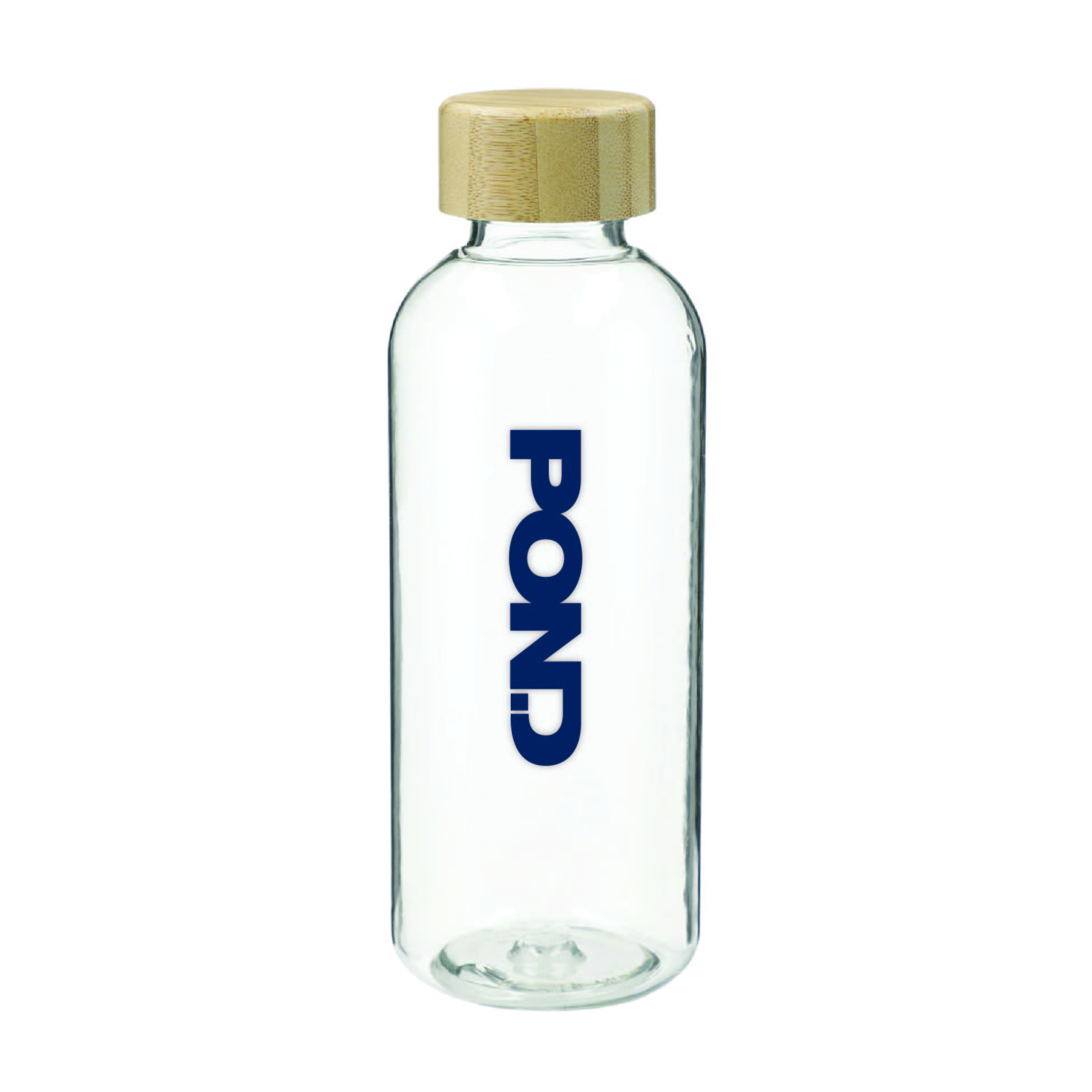 Sona 22oz RPET Reusable Plastic Bottle w/ FSC 100% Bamboo Lid