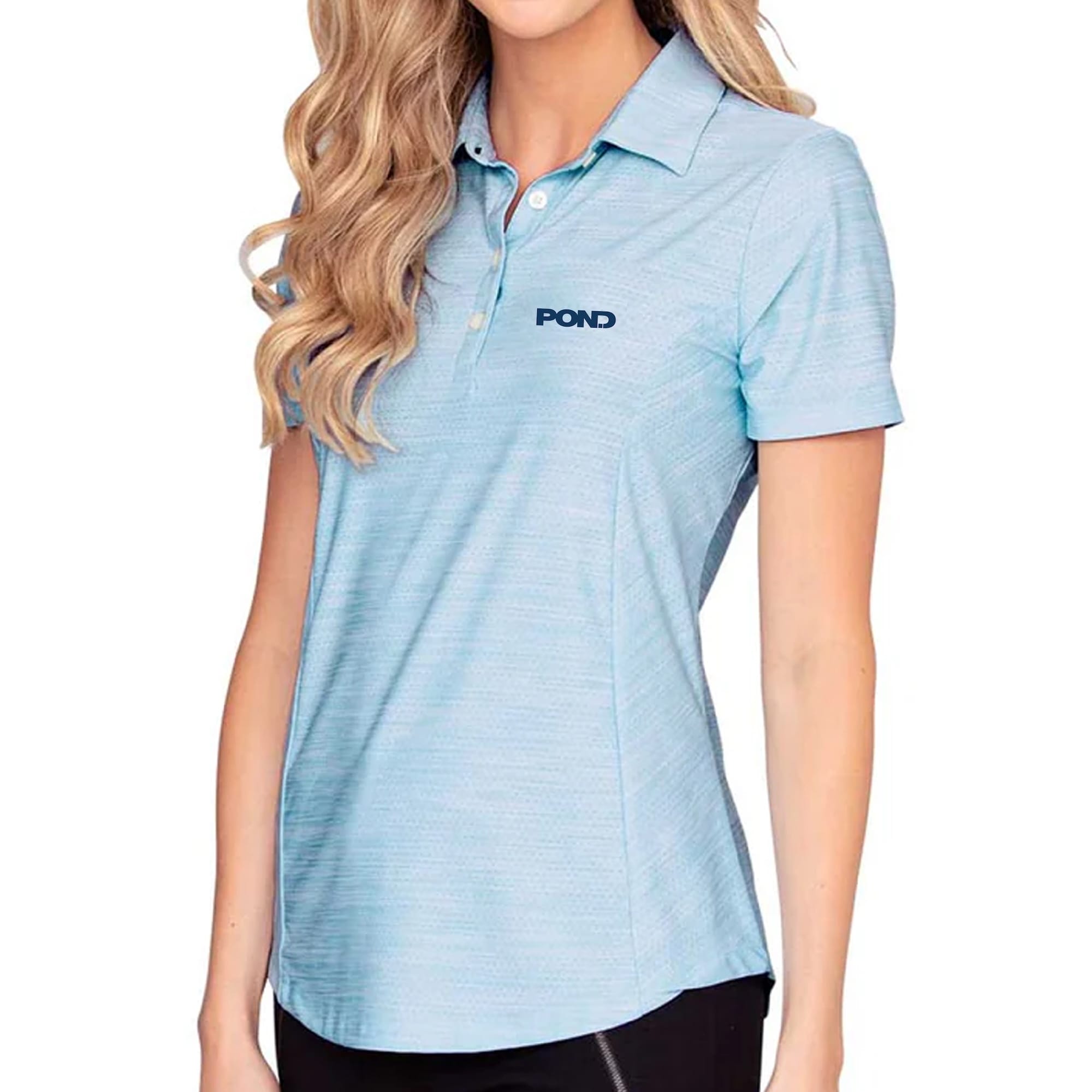 Greg Norman Women's Play Dry Heather Solid Polo - Image 2